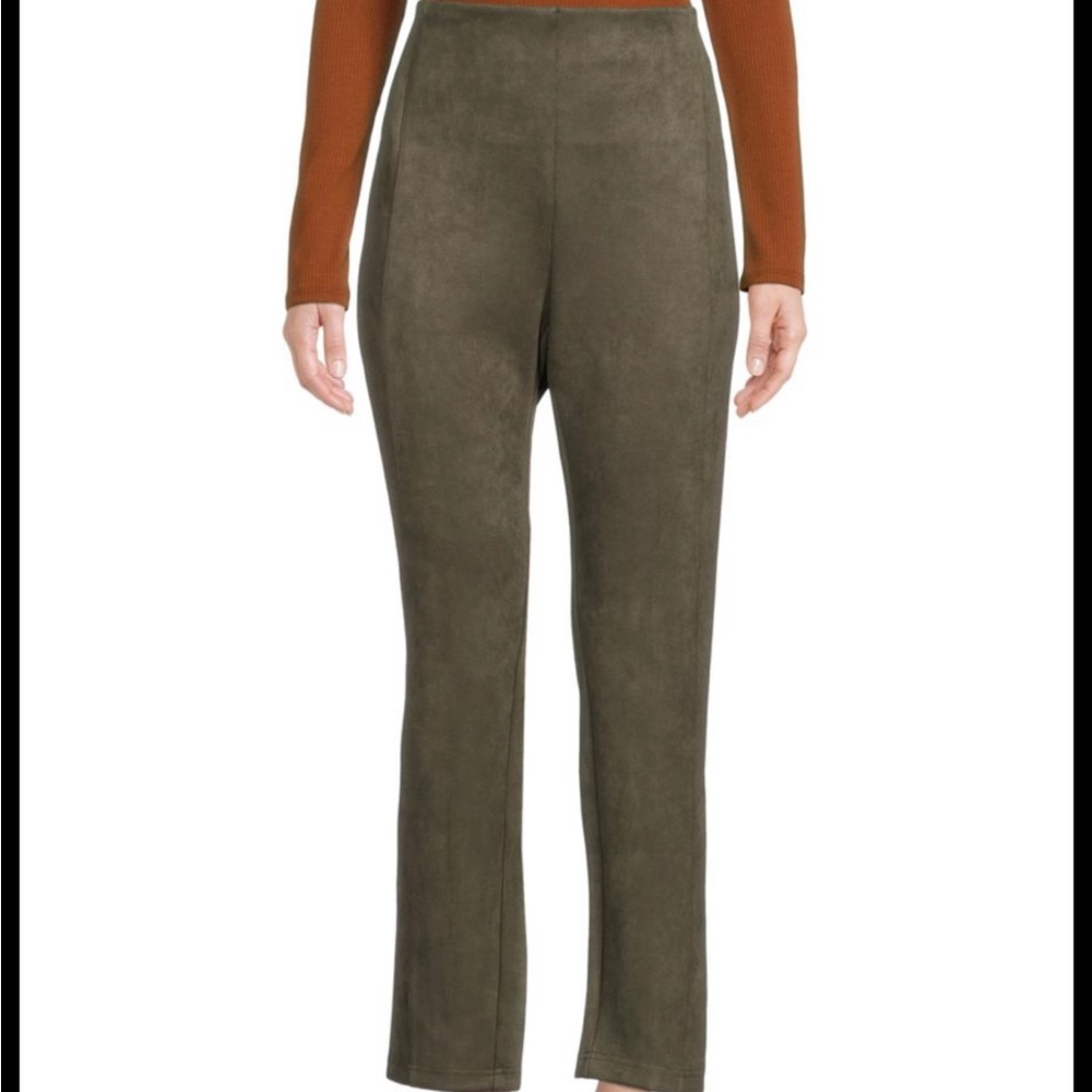 Green velvet pant